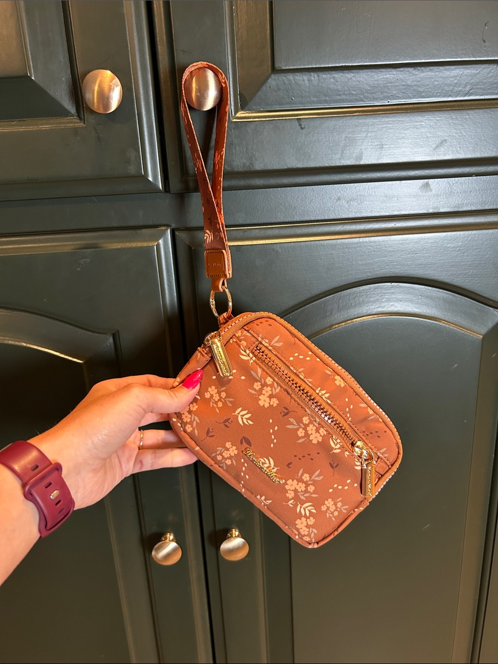 Floral Wristlet & crossbody combo